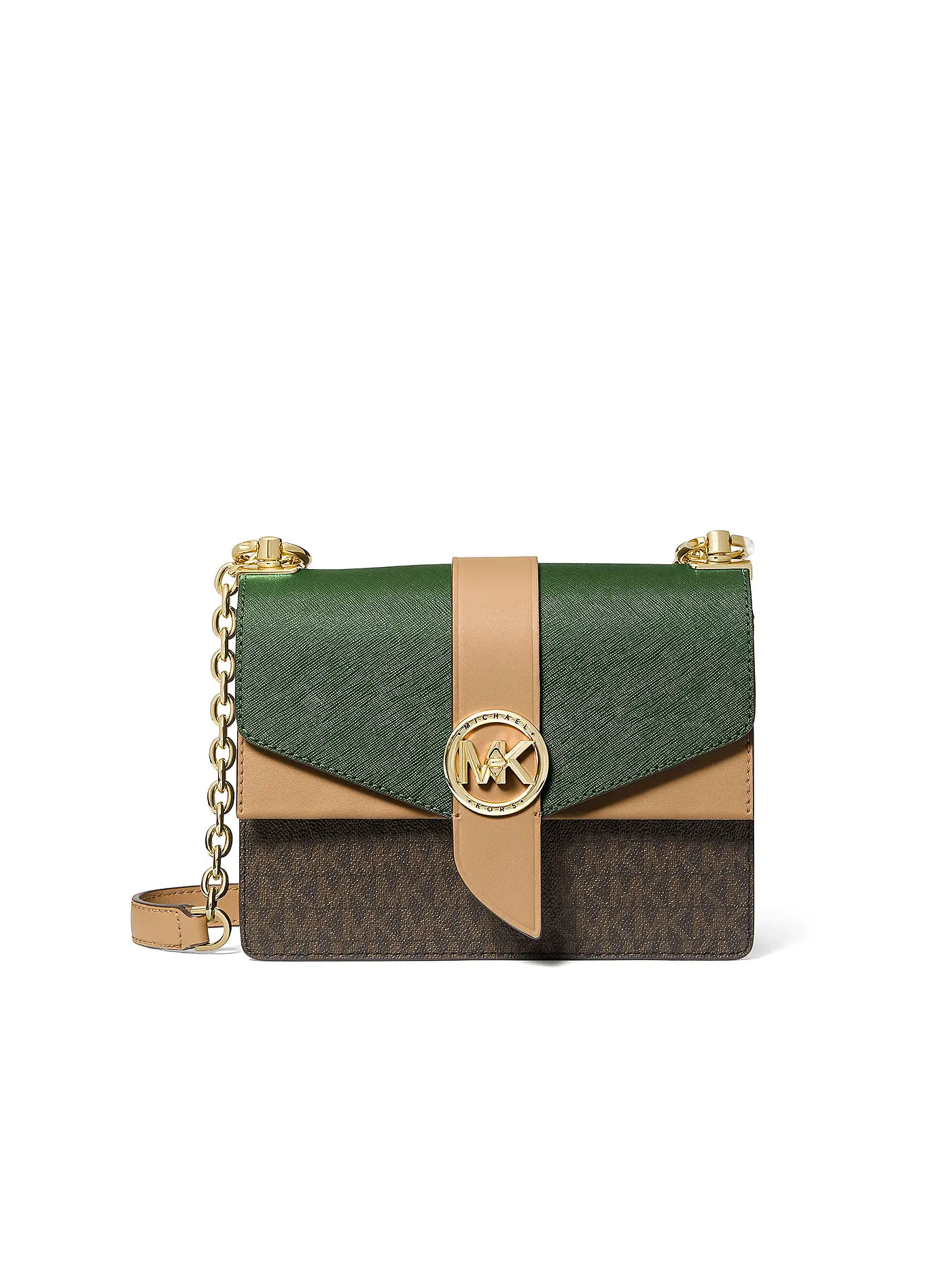 MICHAEL KORS | Tasche - Umhängetasche Greenwich S | dunkelgrün